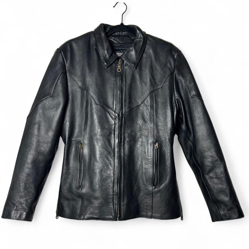 Wild ride insulated leather jacket size 14